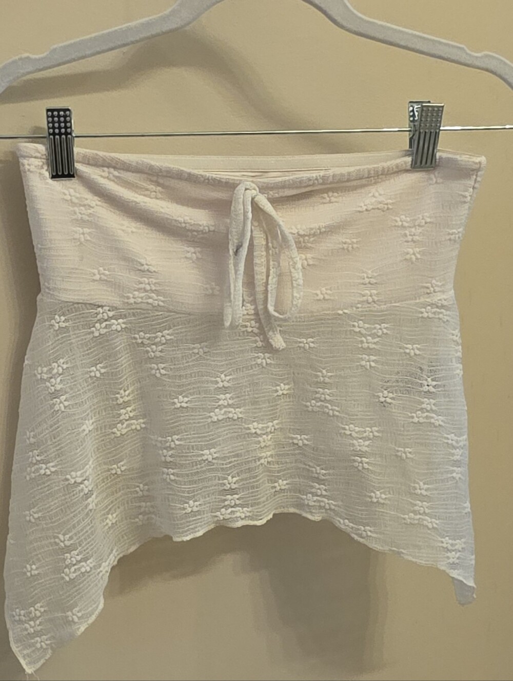 Edikted Tube Top With Lace Trim